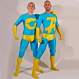 Kétértelműen meleg duó jelmez