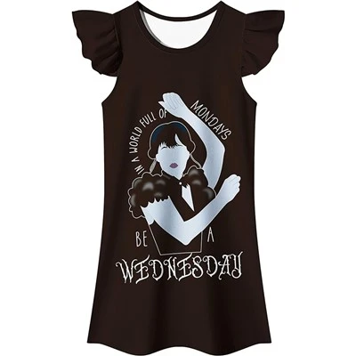 Szerda Addams Raven ruha
